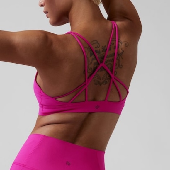 Athleta solace bra in electric fuchsia - Picture 2 of 5